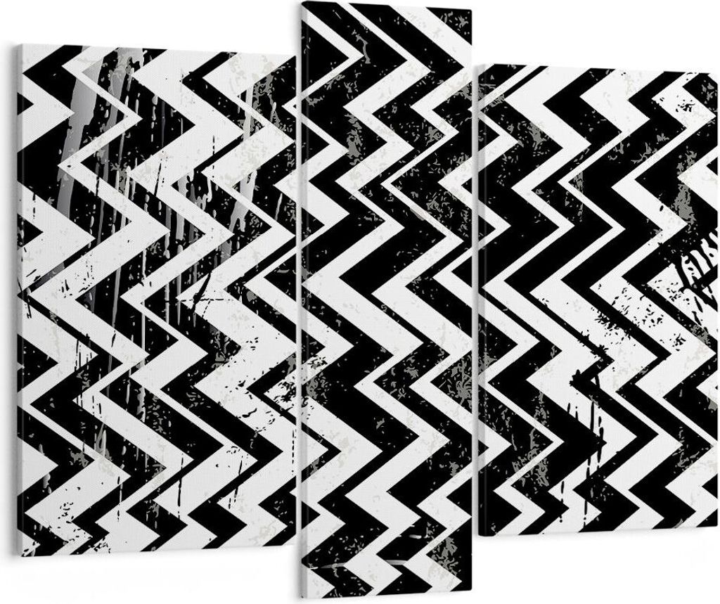 Bild auf Leinwand - Leinwandbild - Abstraktion modern - 95x80cm - Wand Bild - Wanddeko - Wandbilder - Leinwanddruck - Bilder - Kunstdruck - Wanddek...