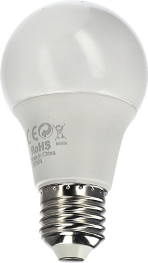 A single LED light bulb shown against a white background.
