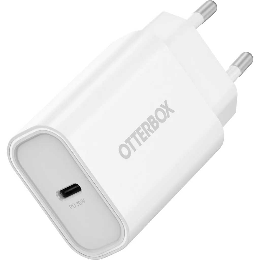 Chargeur 30W OtterBox USB-C Blanc : Fini les Recharges Lentes et Longues