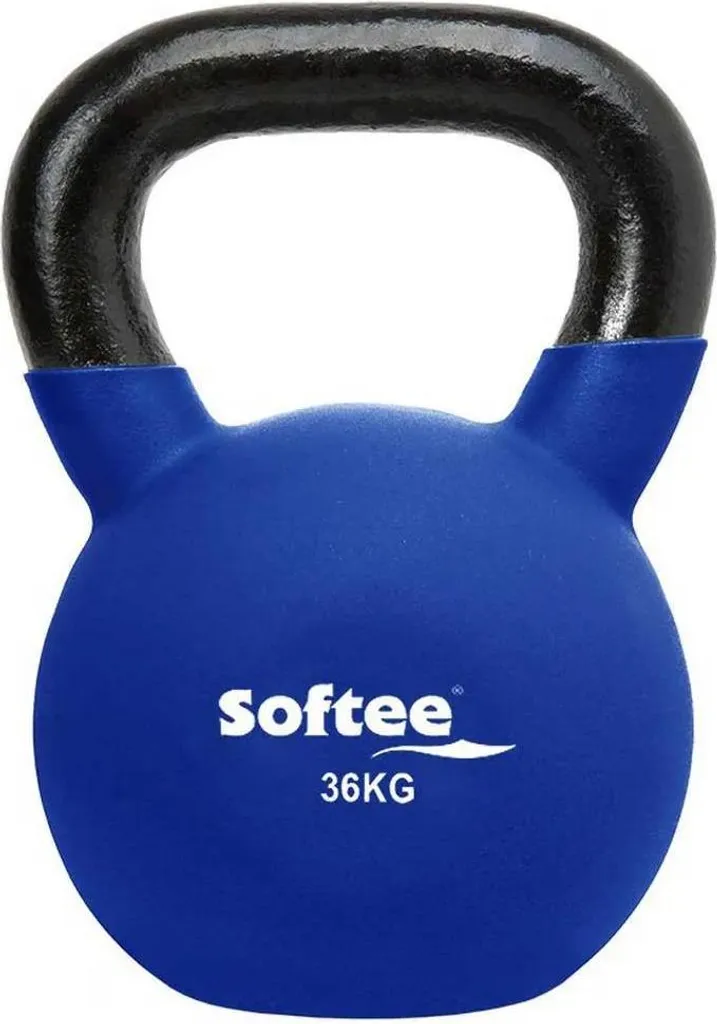 Kettlebell 36kg Softee Néoprène : Protégez votre Sol durant l'Effort