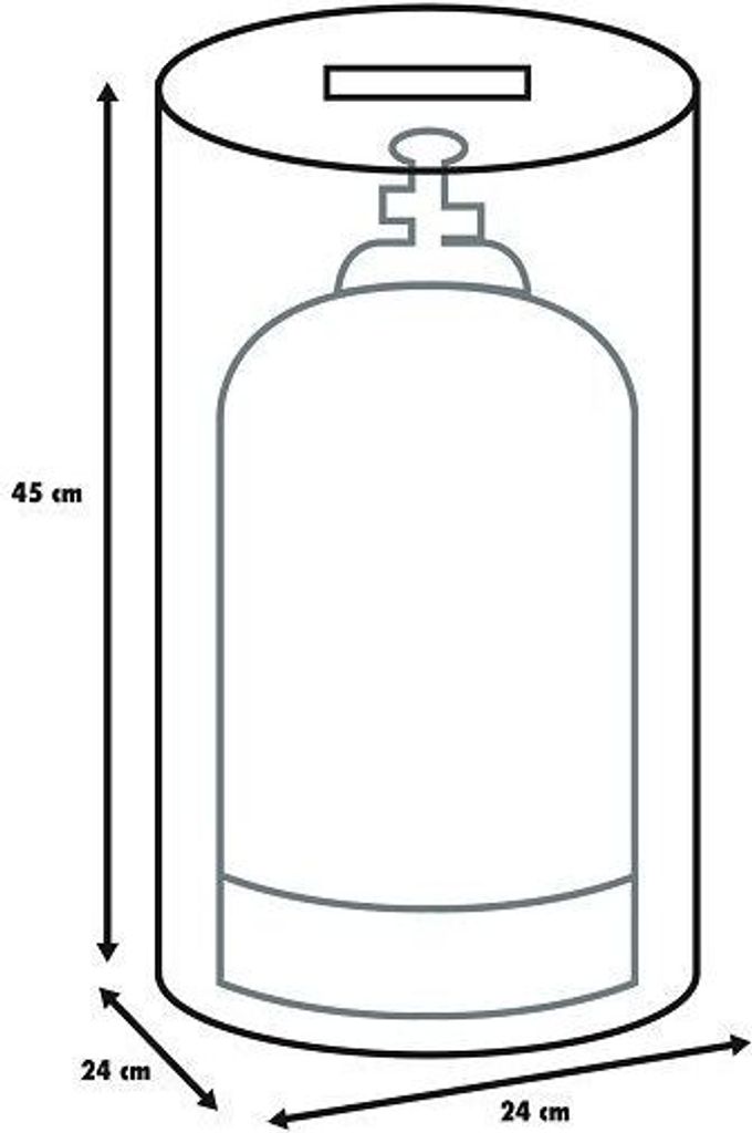 Primaster Schutzhülle Universal für Gasflaschen 5 kg