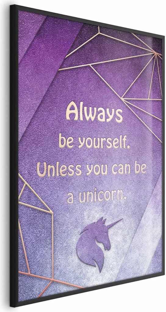 Posterpapier Poster - Be Yourself 29.7x42 cm Text m-A-0754-ao-a