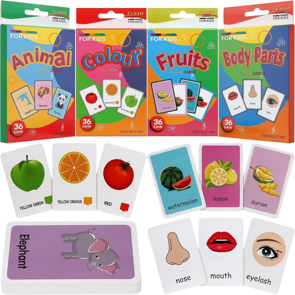 Lernkarten für Kinder, frühes Lern-Set für Kleinkinder im Produktbild 