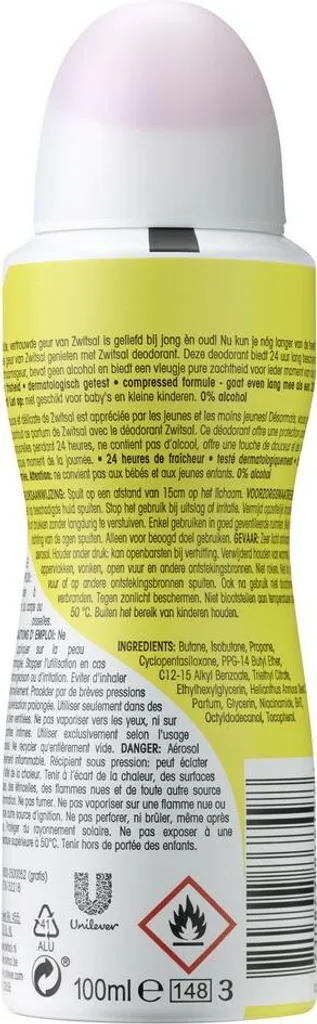 Déodorant Zwitsal peau sensible pack de 6 déodorants originaux - 3