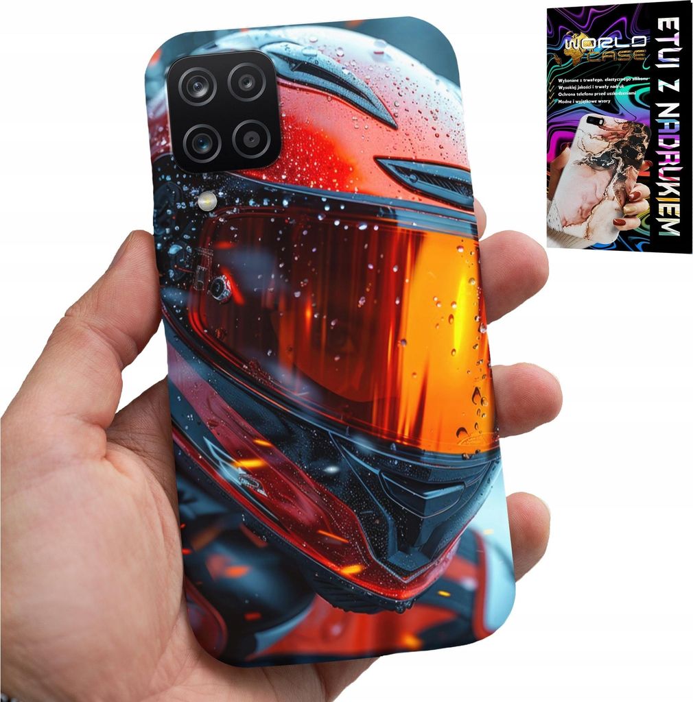 Etui Für Samsung Galaxy A22 5G - Motorrad, Motorradhelm Fan