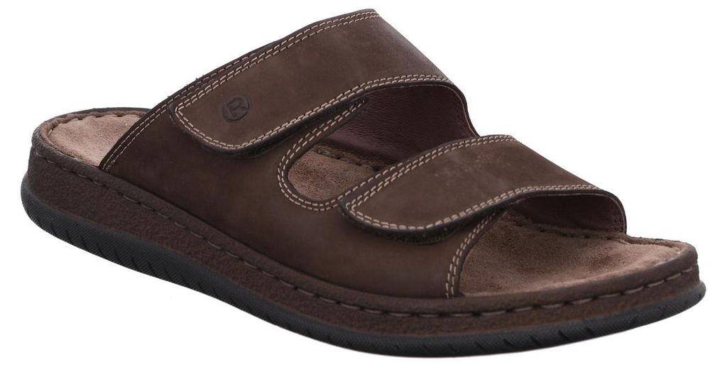 Rohde zoccoli da uomo in pelle con chiusura a velcro Immagine del prodotto 