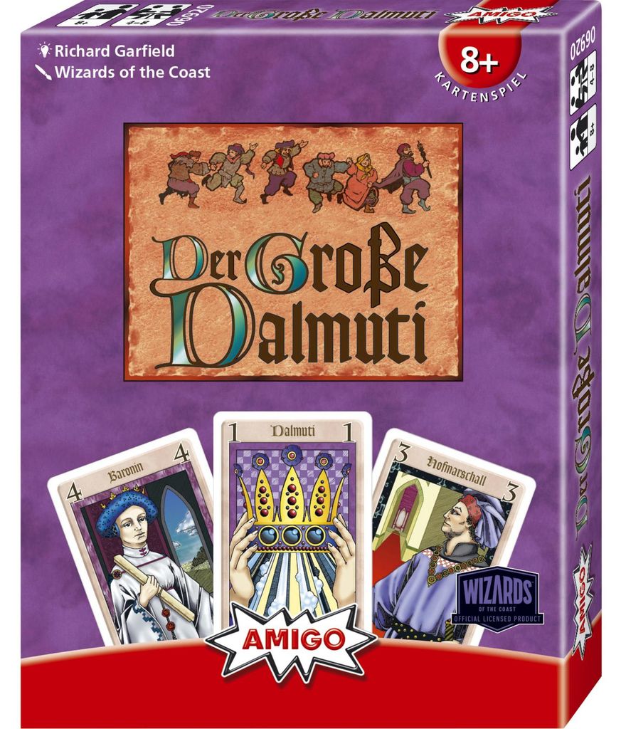 Amigo Der Große Dalmuti, Gra karciana, Strategia, 8 lat(a), Zdjęcie produktu 