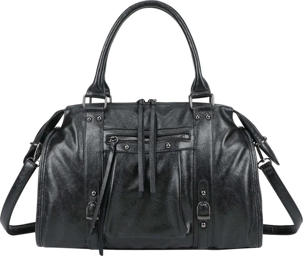 Sac à main bowling Gallantry noir avec sa bandoulière amovible réglable
