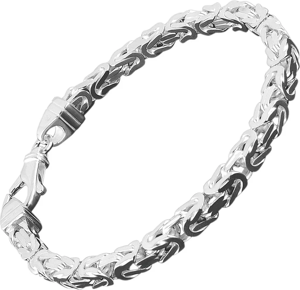 Trendor 86106 Bracelet Chaîne Royale en Argent 925 - 4,7 mm x 21 cm