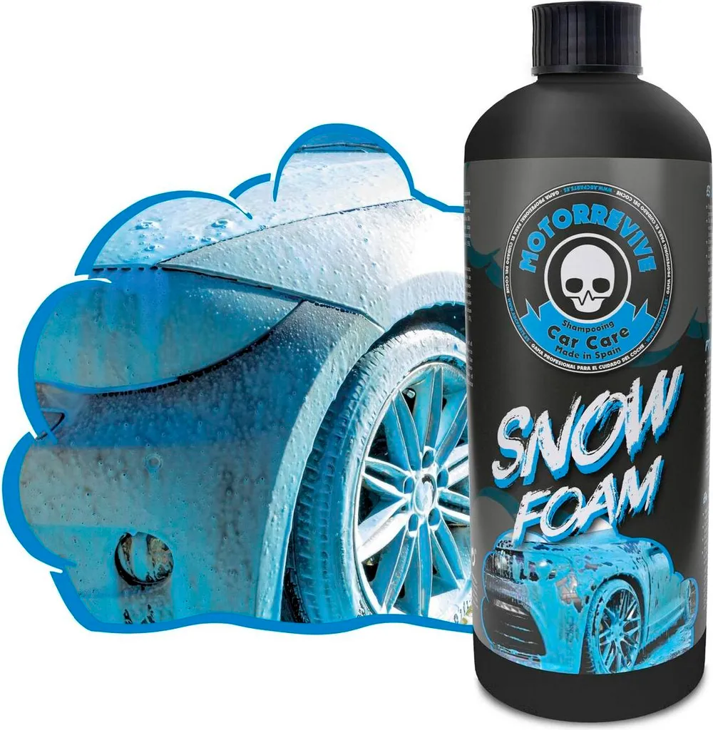 Motorrevive Snow Foam Blue Shampoo 500ml - Effetto Schiuma Magica Blu