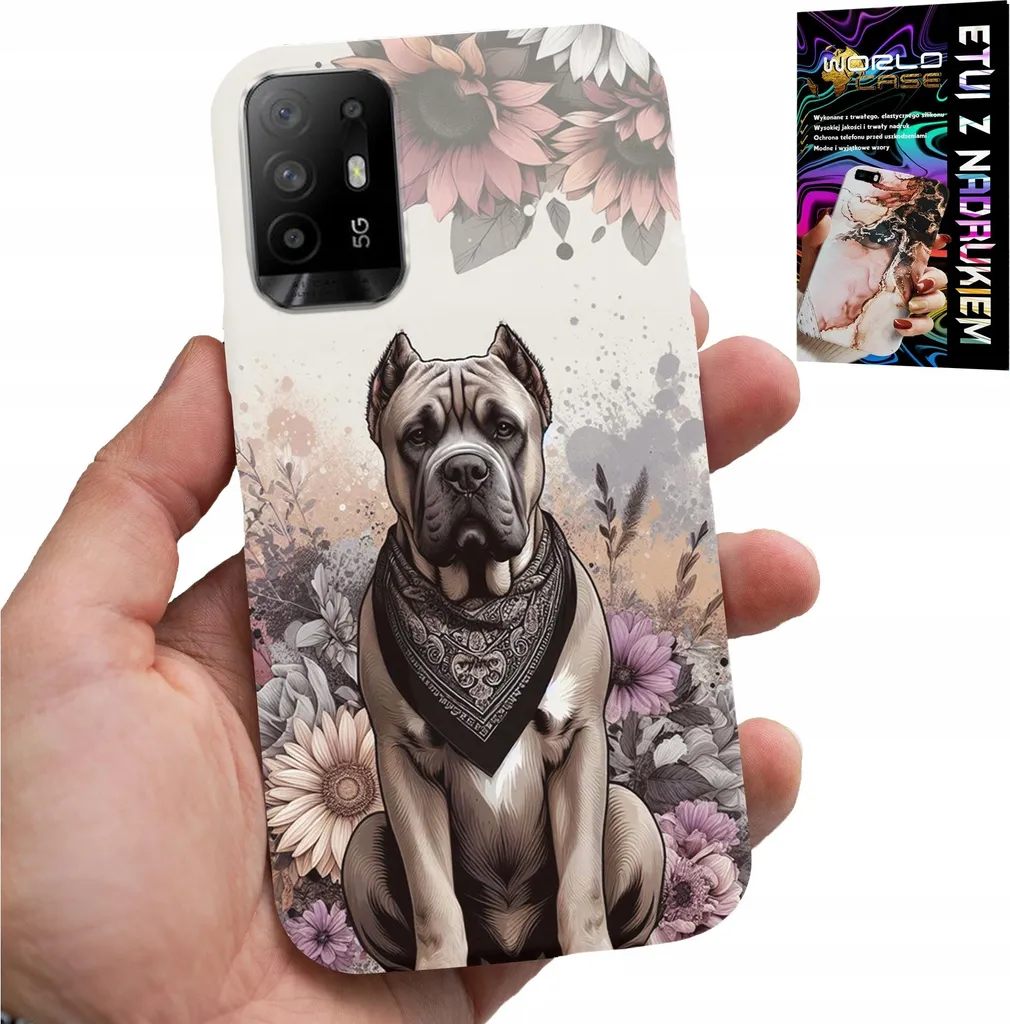 Cover Oppo Reno 5Z / A94 5G Lamina + Motivi Cani - Protezione Tech