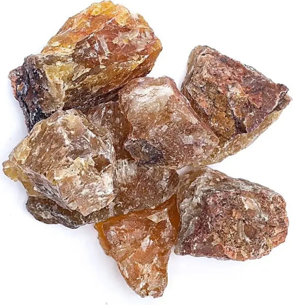 Pierres de Fluorite jaune naturelle brute, lot 1kg pour lithothérapie 8cm
