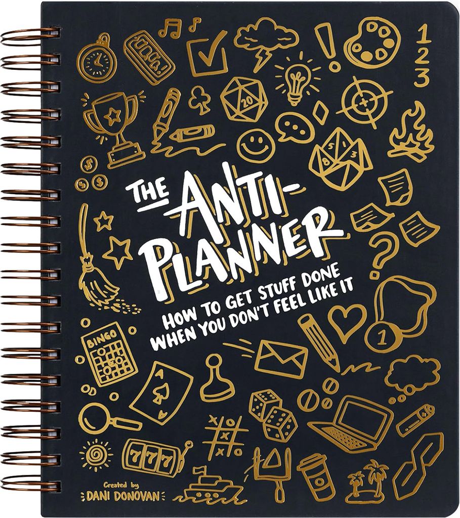 Anti-Planer-Notizbuch – Erledigt, wenn du keine Lust hast – Briefpapier-Notizblock mit lebendigen Illustrationen, 110 g/m² starkes Papier – ...
