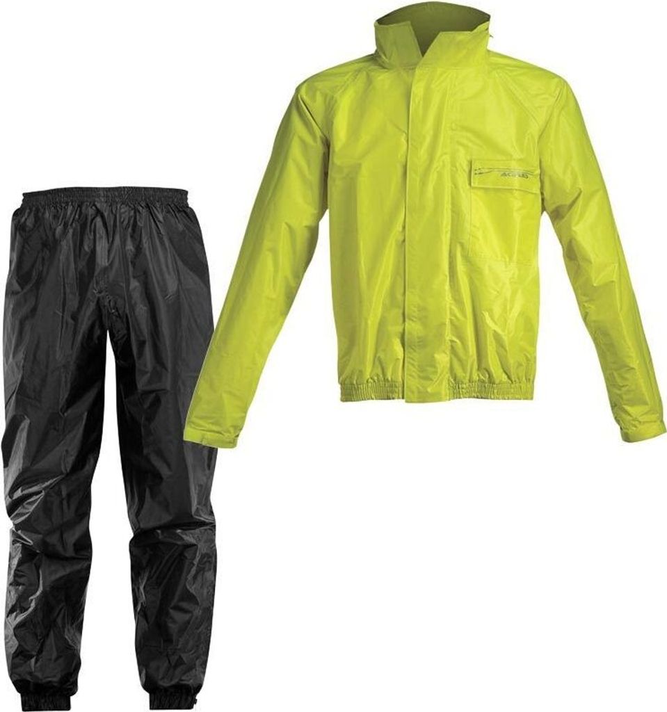 Acerbis Logo 2-Teiler Regenkombi, gelb/schwarz, XS