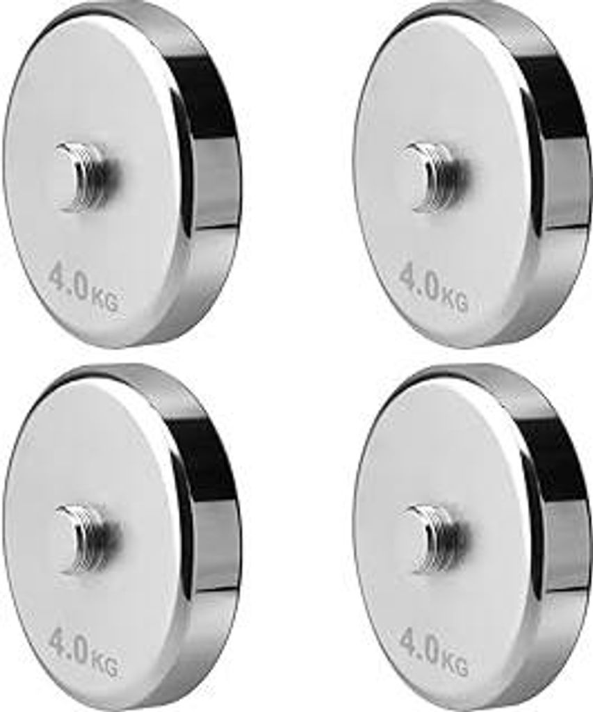 Northdeer Einzelne Gewichte Hantelscheiben 4 Stück 0,25kg 0,75kg 1,25kg 1,5kg 2,5kg 4kg (Standard-Version) - Kompatibel Hanteln