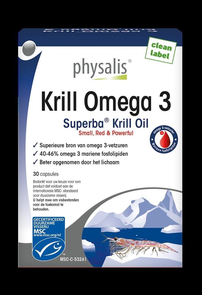 Omega-3-Krill 30 Kapseln – Physalis