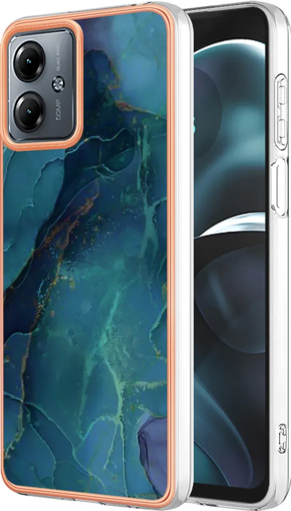 ALAMO Cover Per Motorola Moto G100 Con Effetto Sfumato Traslucido - Custodia TPU Morbida Con Paraurti Aria, Antiurto E Antigraffio - Ricarica Wireless, Foro Per Cordino - Oro Nero - 2