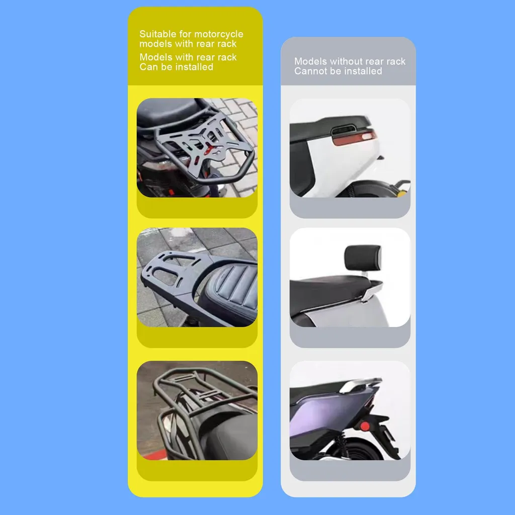 Top Case Moto 57L avec Plaque Fixation Rapide et Système Étanche Noir