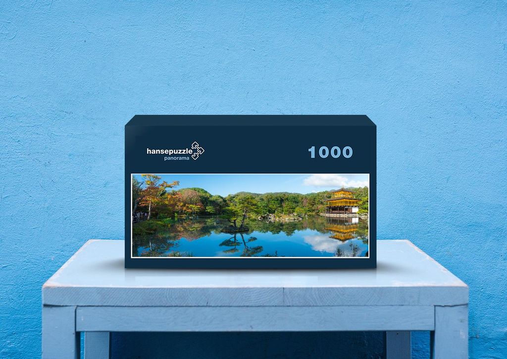 hansepuzzle 32826 - Golden Pavillion Puzzle, 1050 Teile, Orte, 60,0 x 46,0cm mit hochwertiger Aufbewahrung, Kartonbox & Beutel