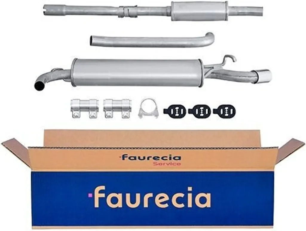 Silencieux d'échappement HELLA 8LD 366 029-011 pour Seicento