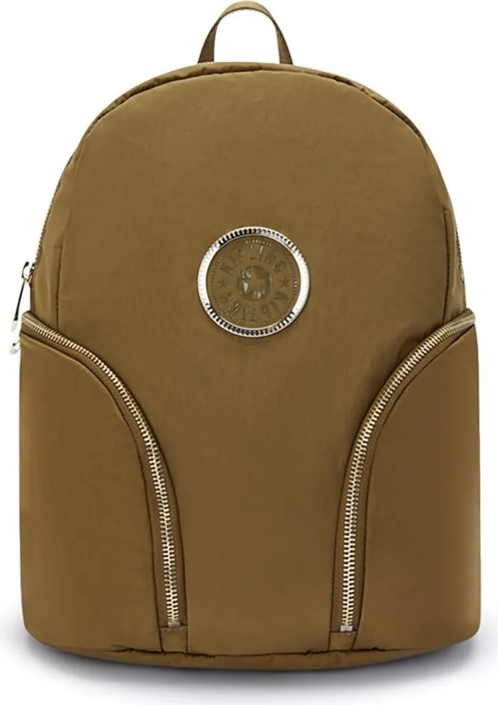 Sac à Dos City S Kipling Marron 11L avec Bretelles Ajustables Confortables