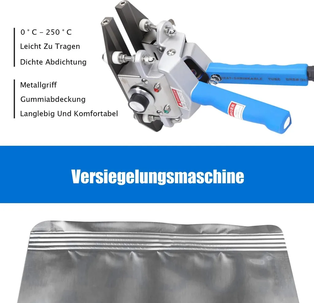 Soudeuse à film plastique thermique 300W pour scellage de précision