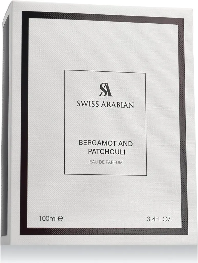 Eau de Parfum Homme Bergamote Patchouli Swiss Arabian 100 ml au Bureau