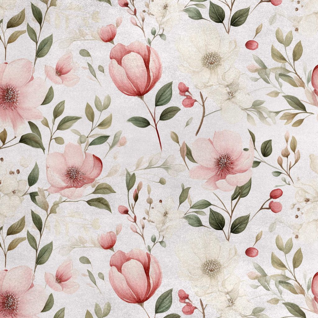 Royal Samt Stoff Polyester Zum Nähen - Motiv Blumen - RDX2875