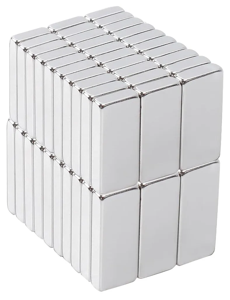 Lot de 60 mini-aimants pour tableau magnétique et frigo ultra forts