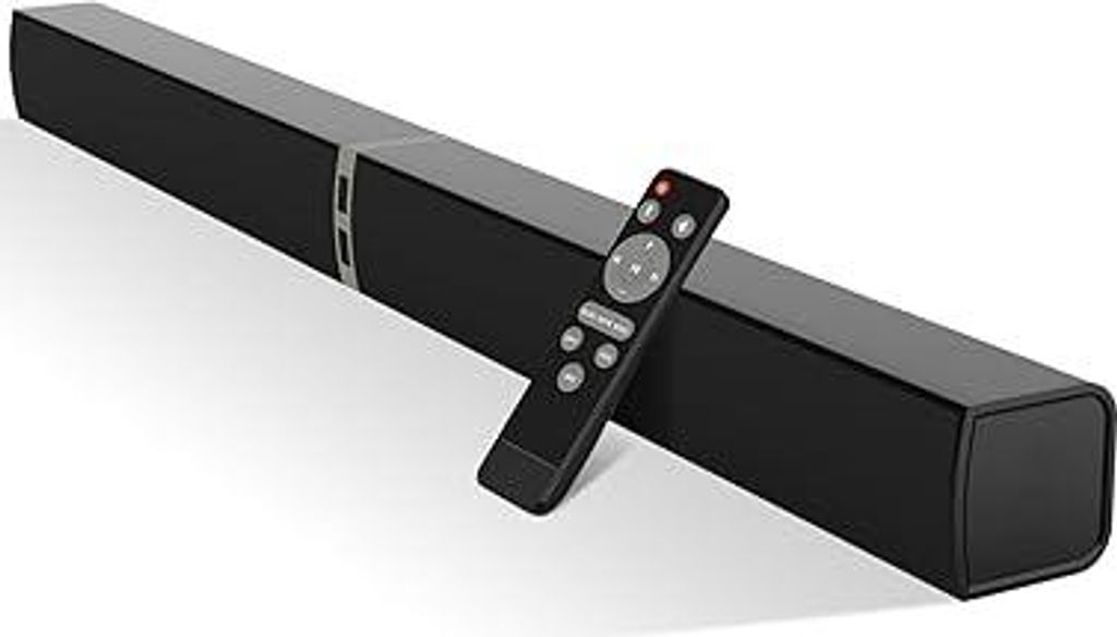 2.0 Kanal Soundbar für Fernseher, 32 Zoll Teilbare 2-in-1-Soundbar für TV Geräte mit 3 EQ-Modi und 3D-Surround-Sound, TV Lautsprecher Soundbars ...