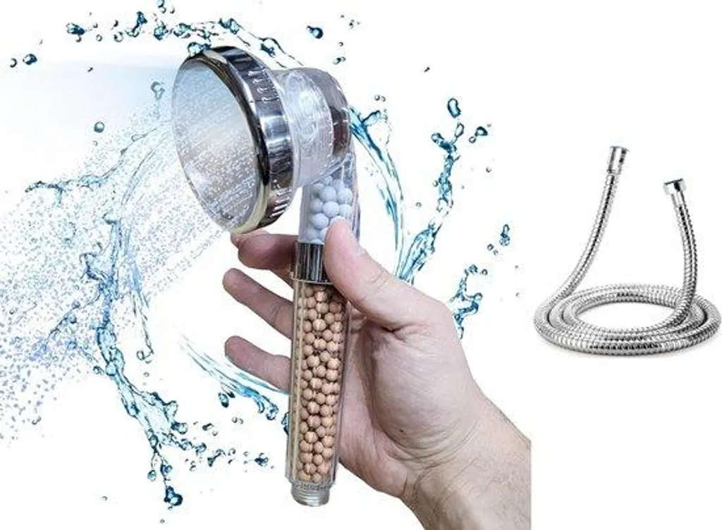 Douchette ionique économique eau douce - Finition chrome haute pression