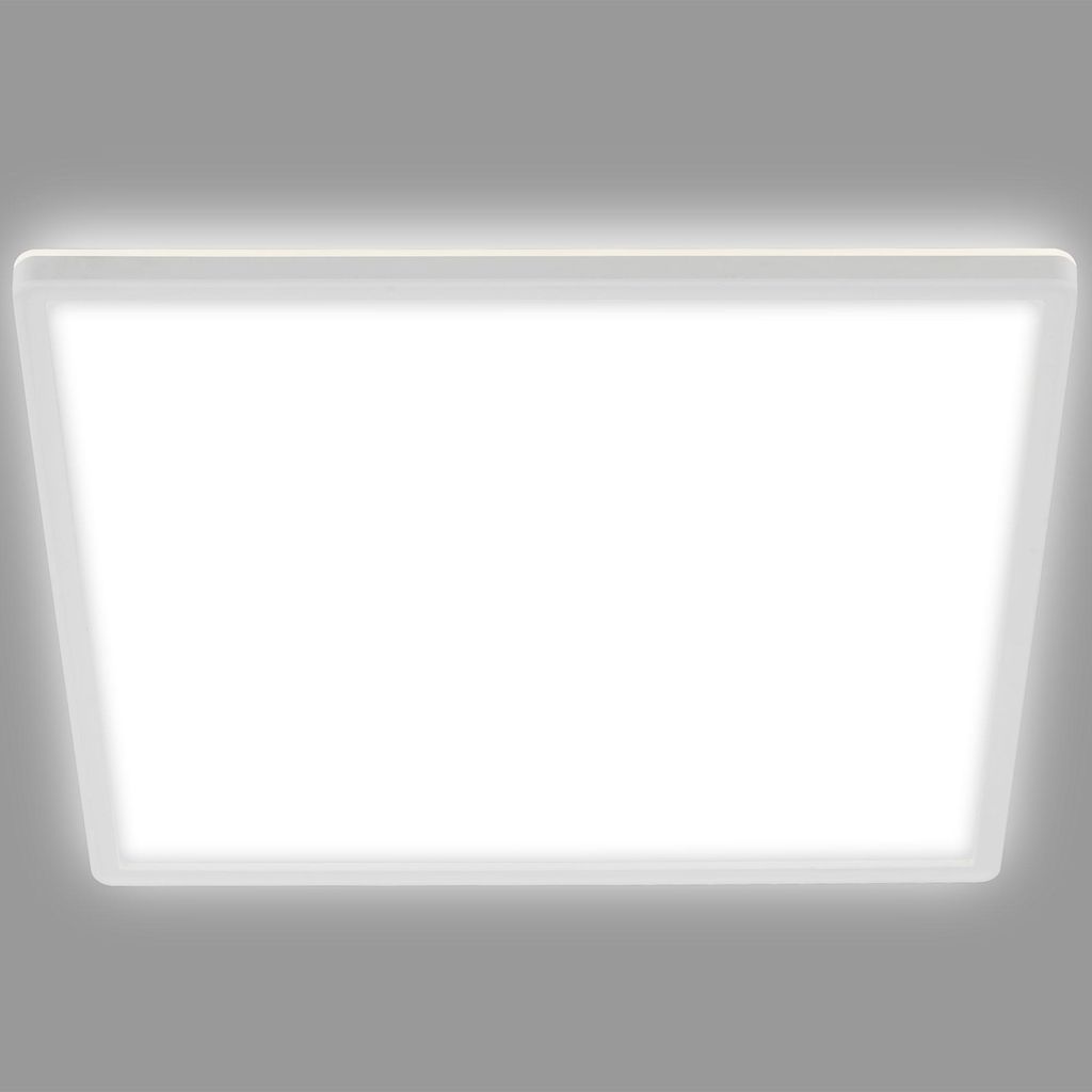 BRILONER SLIM Plafonnier LED ultraplat 30x30cm carré 18W Image du produit 