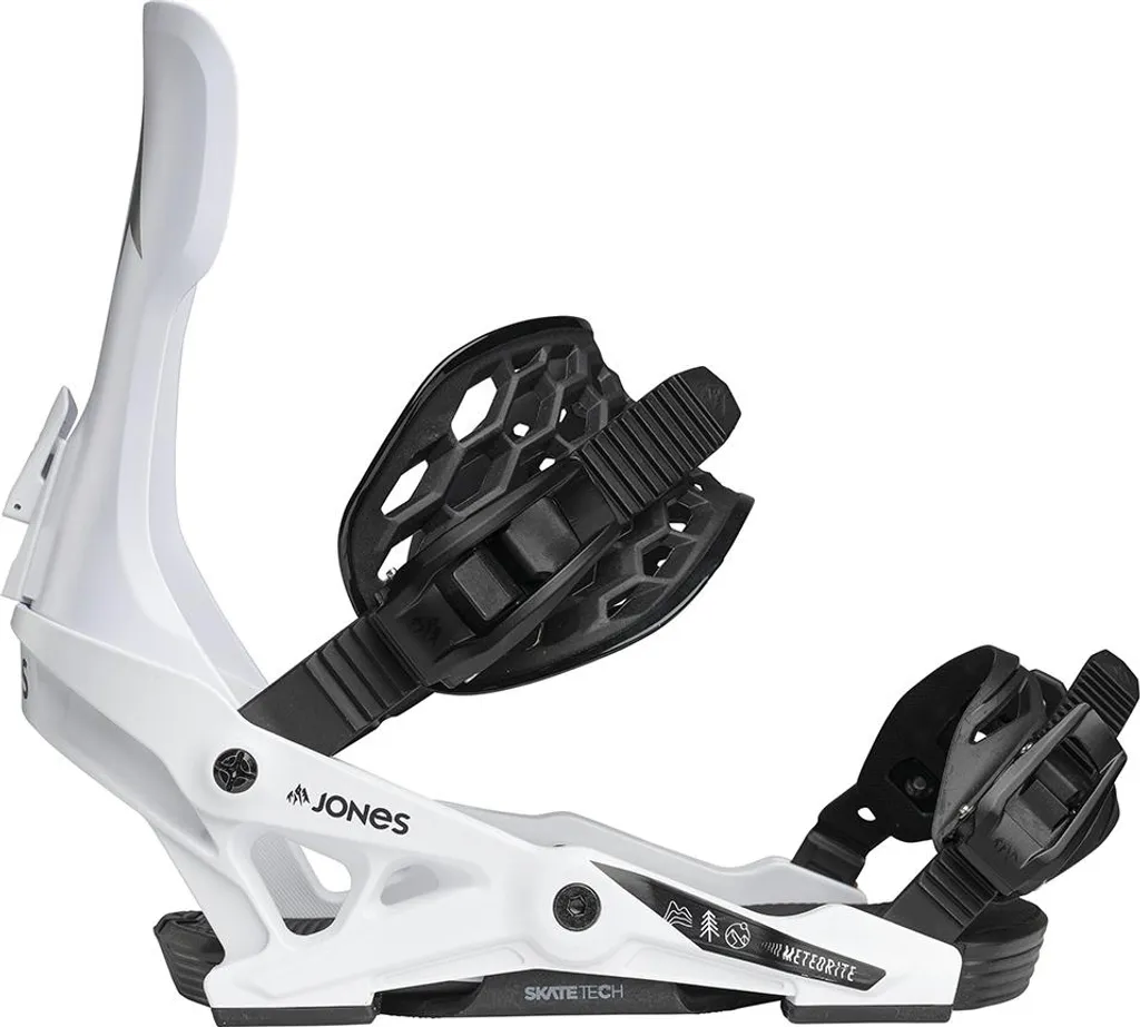 Jones Meteorite Argent M : Fixations Snowboard Skate Tech Confortables