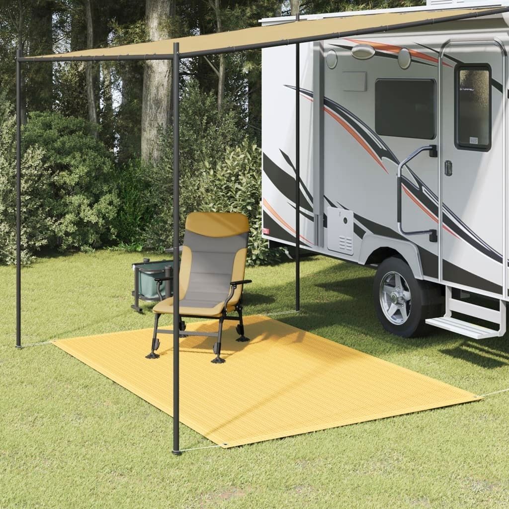 "2026 MODERNE"Zeltteppich Beige 250x200cm HDPE Promotion795448 - Campingzelte