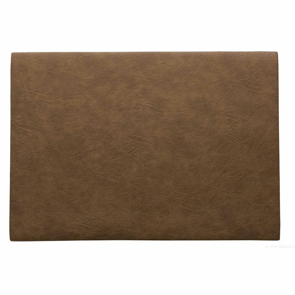 ASA Selection vegan leather Tischset Toffee, Platzmatte, Produktbild 