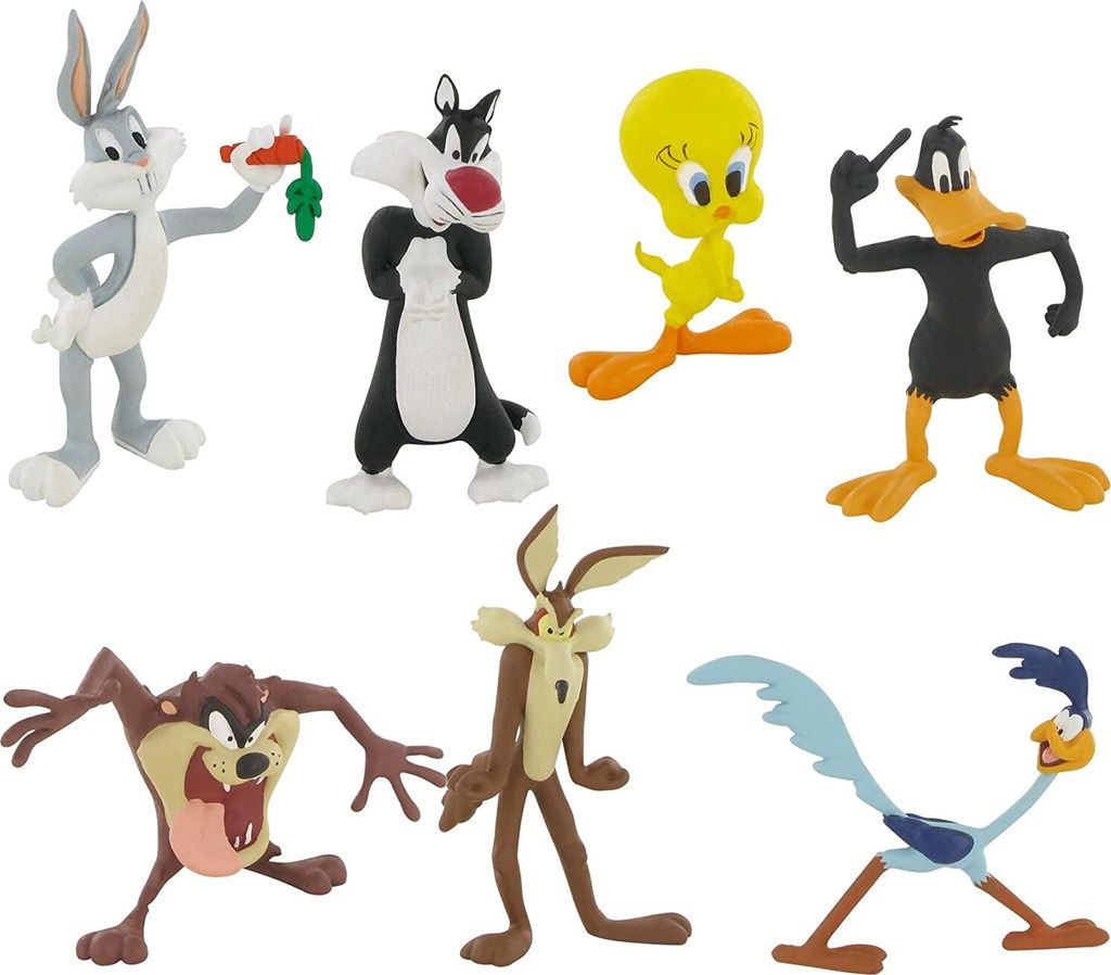 Comansi Set mit 7 Figuren Looney Tunes - Bugs Bunny - Duffy Produktbild 