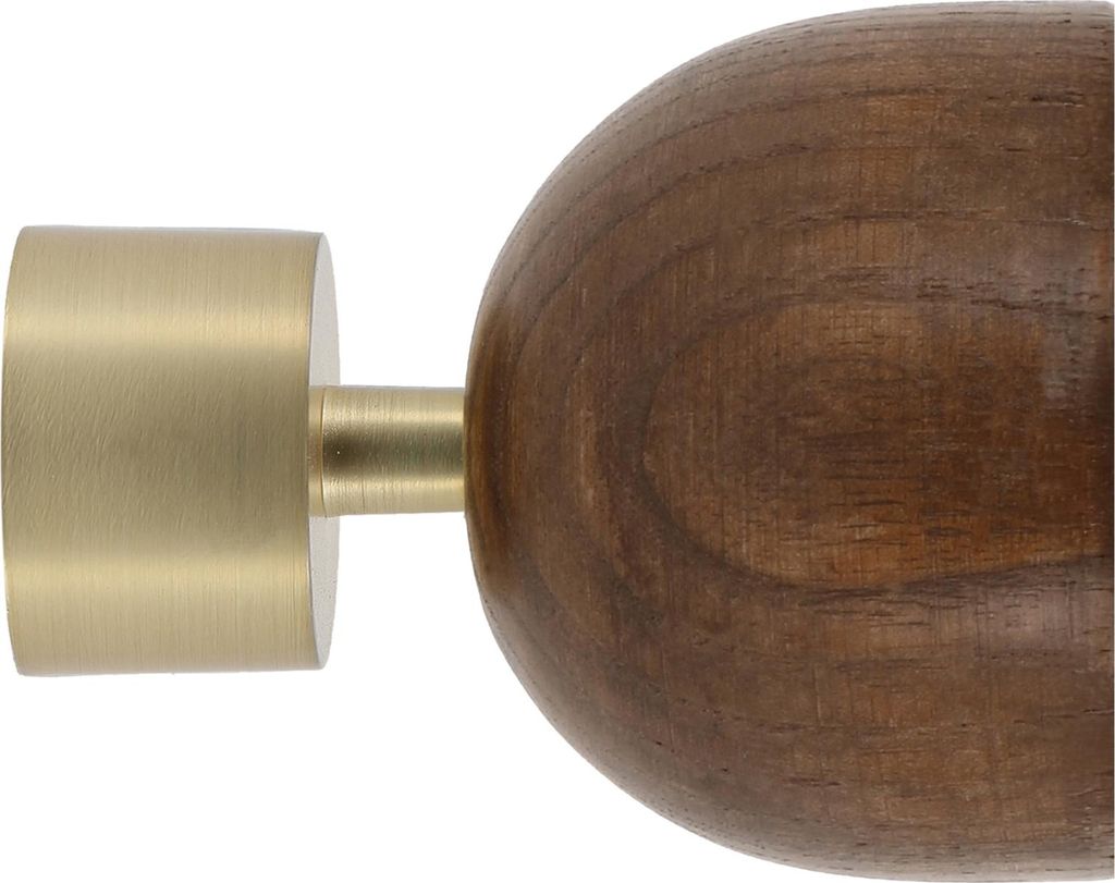 Kugelförmiges Endstück Ø28 mm mit Metallhalterung