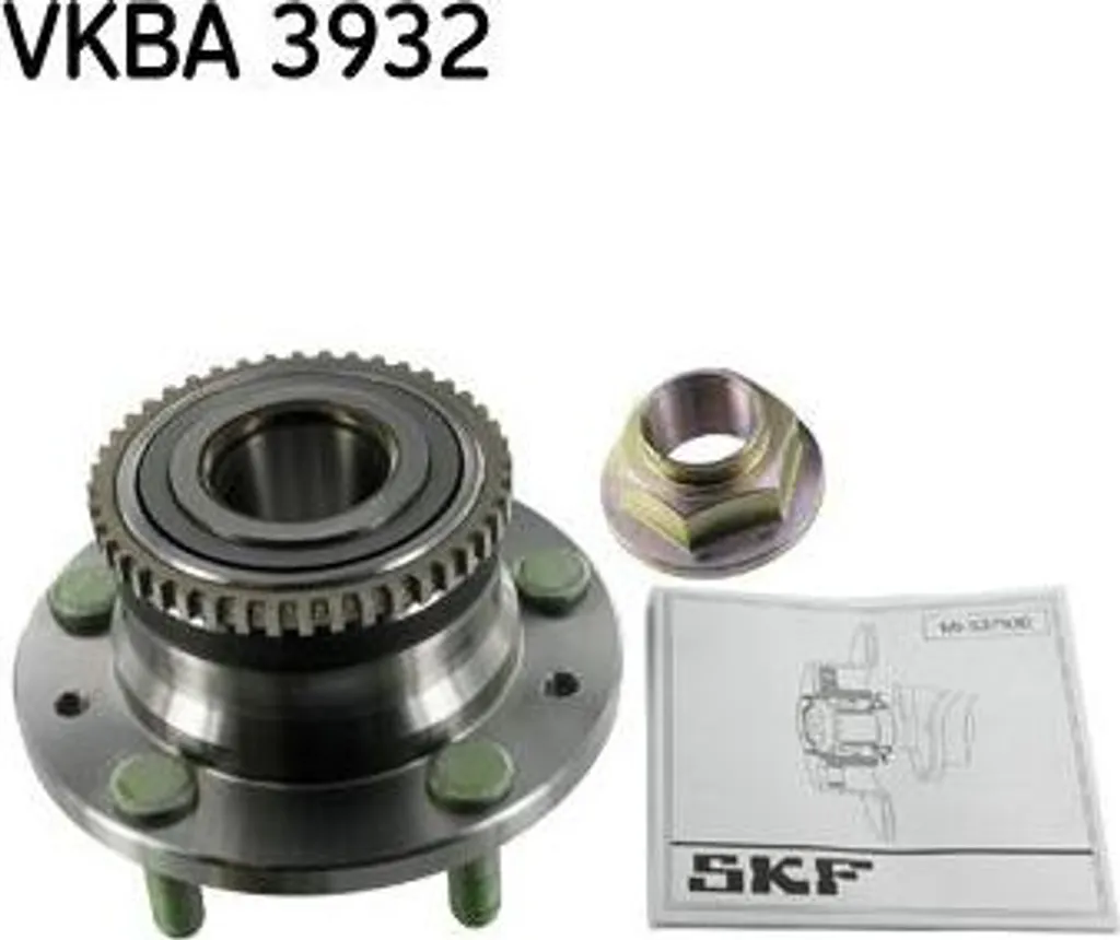Réparer Moyeu de Roue Mazda 6 Premacy Xedos 9 avec SKF VKBA 3932 Kit