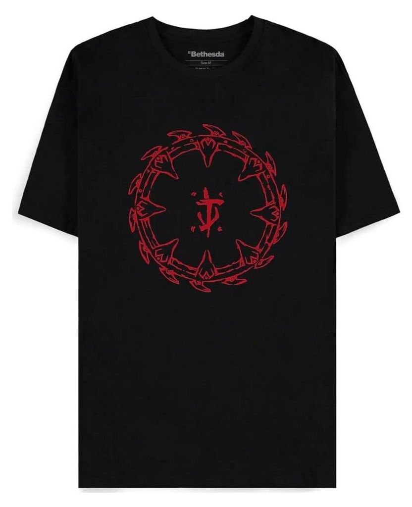 Doom T-Shirt Herren The Dark Ages - Red Shield schwarz L