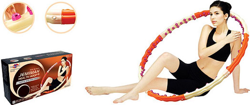 HEALTH HOOP® 1.8 Hula Hoop Reifen mit 96 Massagenoppen und Produktbild 17