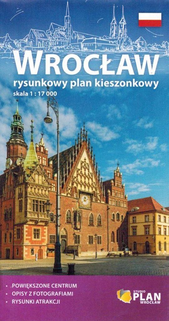 Breslau 1:17.000. Taschenplan / Stadtplan. Erscheint 2025. Galileos