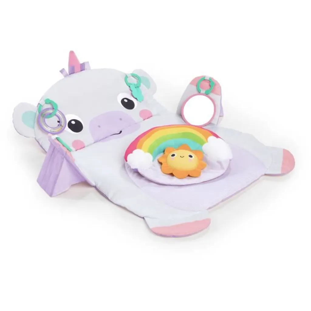 Grande Peluche Licorne Lumineuse avec Coussin de Maintien Taille XL Bébé
