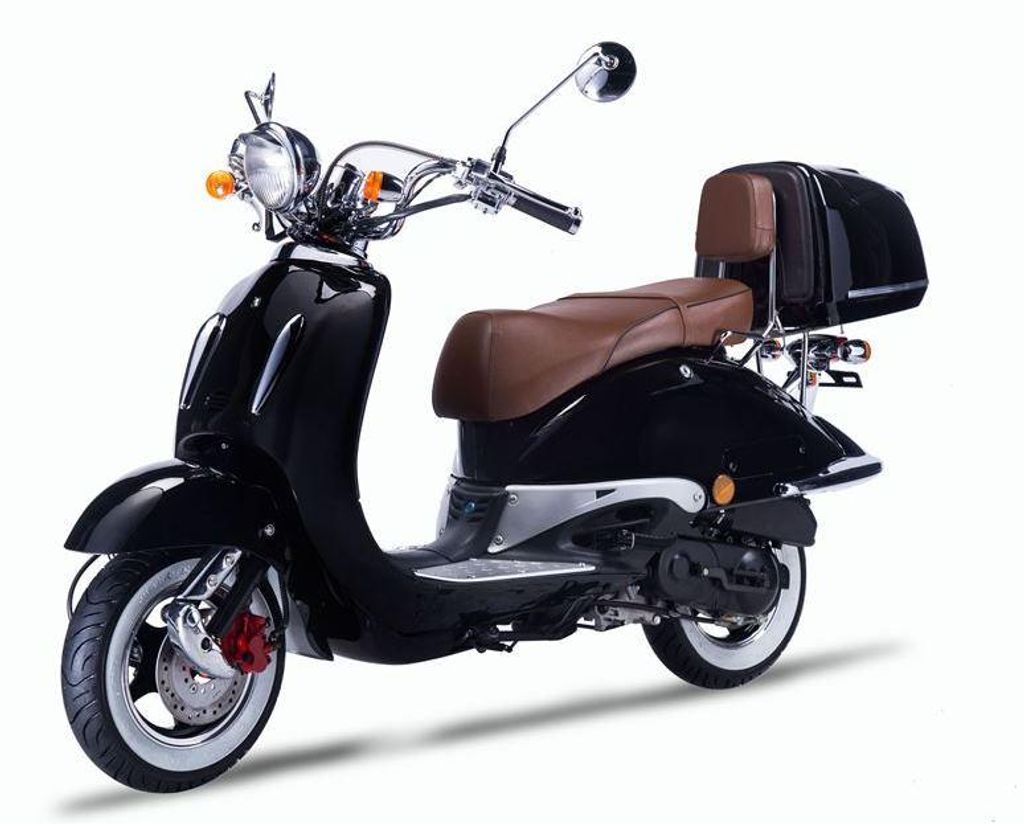 Motorroller Strada mit Top Case 125 ccm 85 km/h, Euro 5, Produktbild 