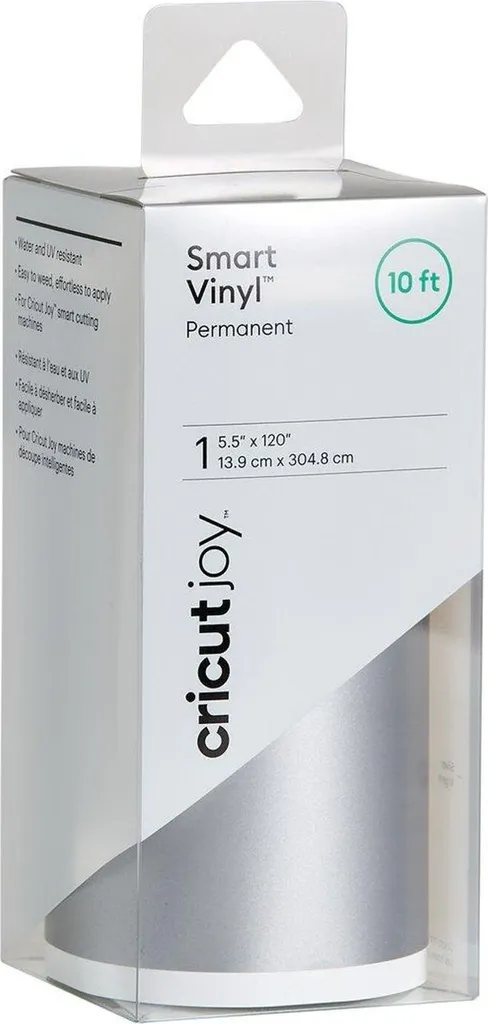Sticker Durable Argent Cricut Smart Vinyl 2007354 : Fini le Tapis de Coupe
