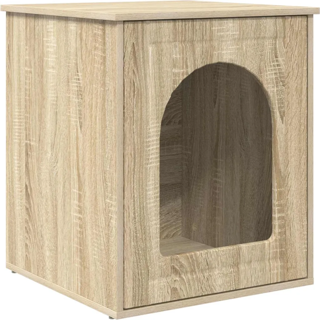 SYFAX™ Casetta per gatti Sonoma 53 x 52 x 62 cm Materiale a base di legno
