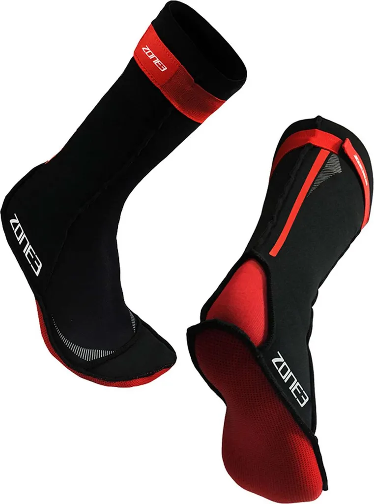 Chaussons de natation Zone3 en néoprène souple Noir taille 38 à 39