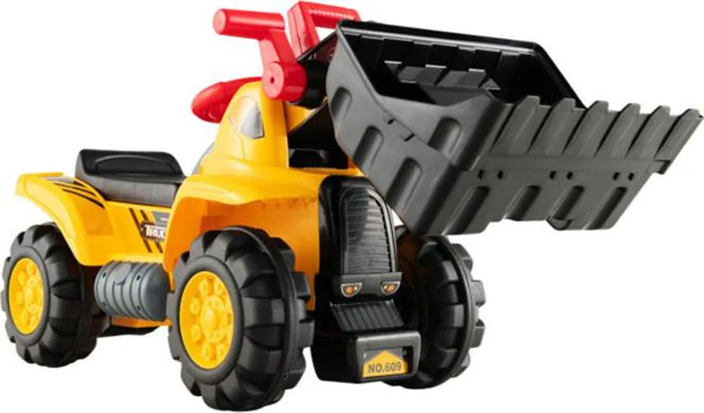 Bulldozer pour enfants TS10135 avec pelle articulée et roues crantées