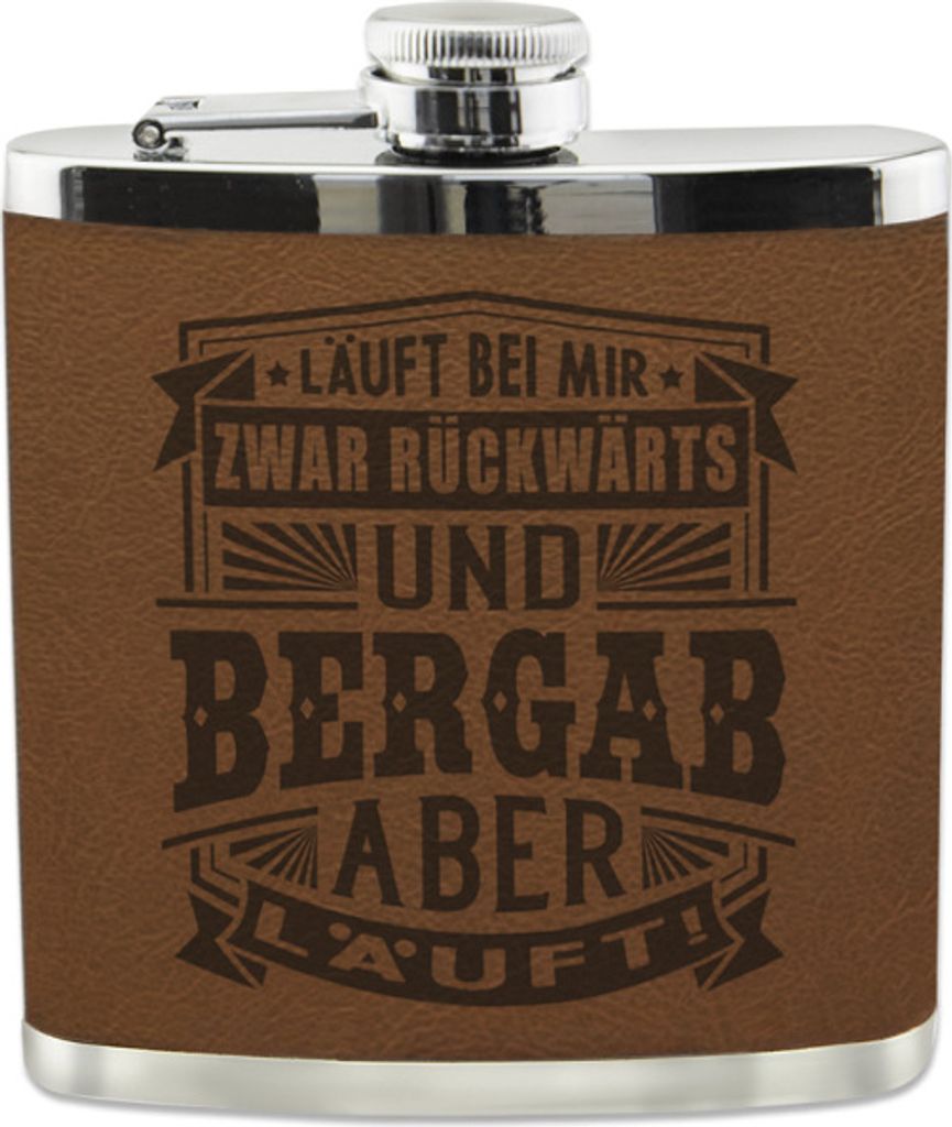 Personalisierter echter Kerl Flachmann- Läuft bei...