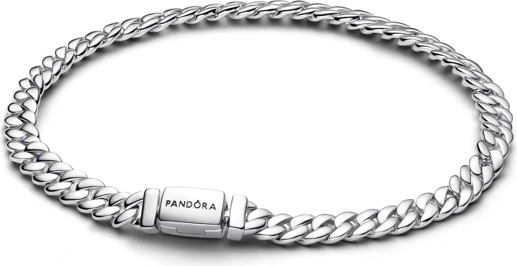 Bracelet Pandora Cuban chain 16 cm : l'élégance ajustée pour petit poignet
