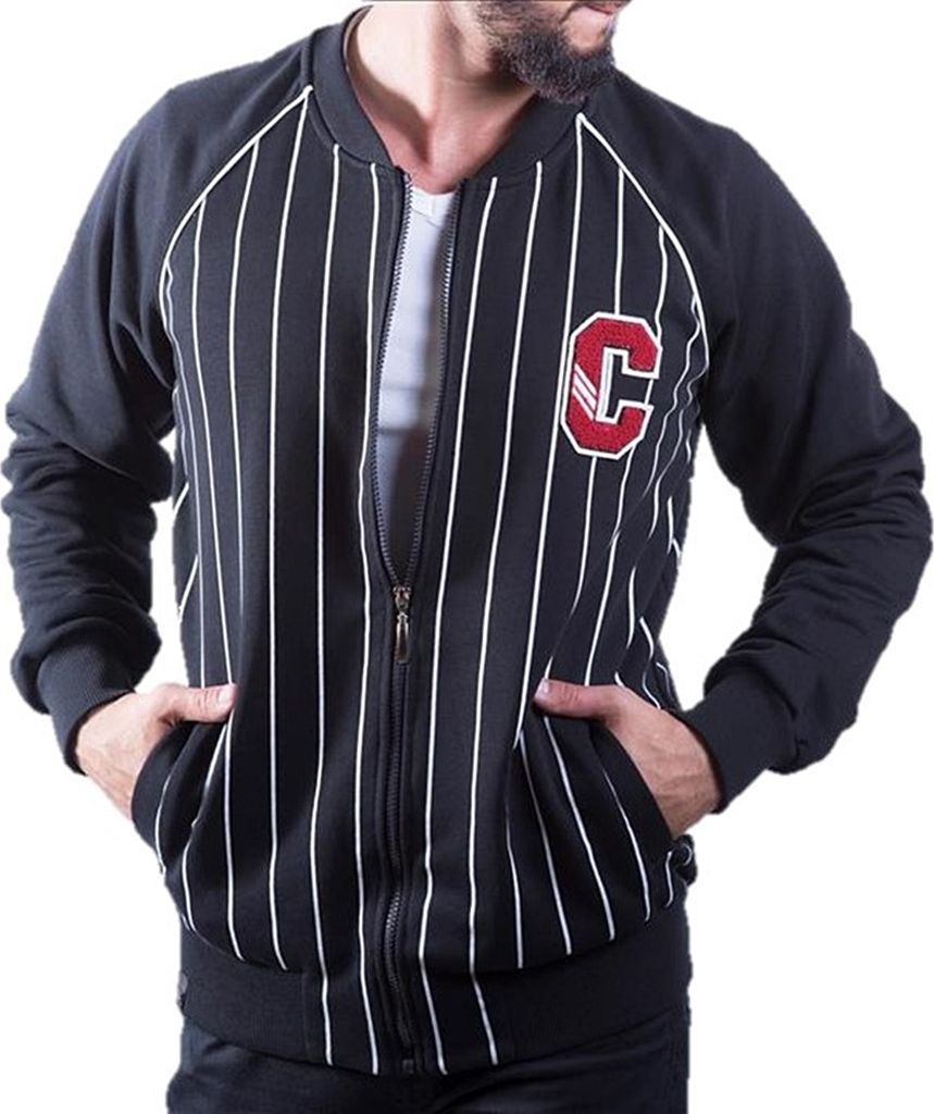 Sweatjacke Blouson CARISMA College-Style Schwarz CRM5164 L